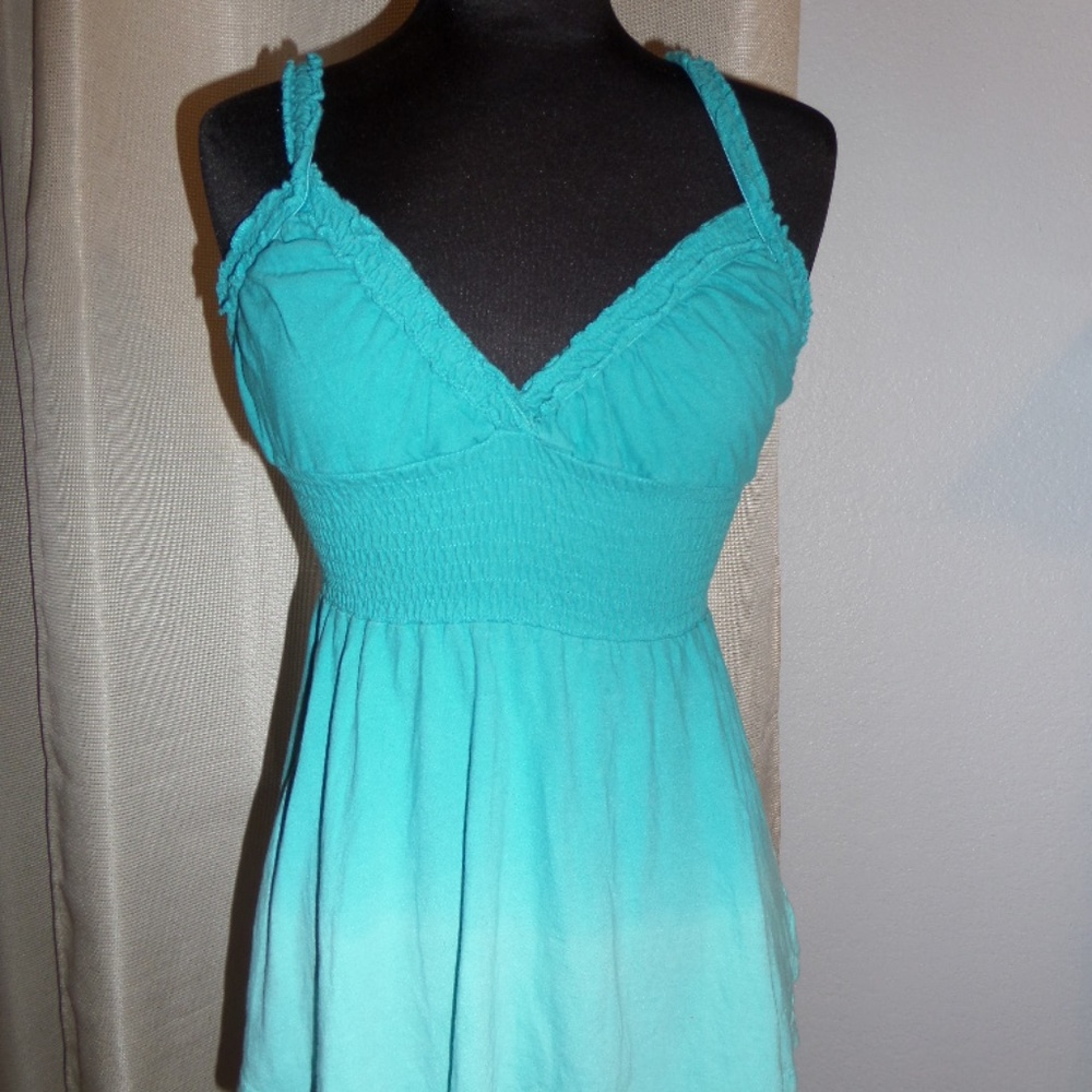 BLOUSE TANK TOP SIZE M Max Rave LIGHT BUE B3